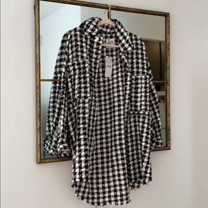 Zara tweed jacket size S